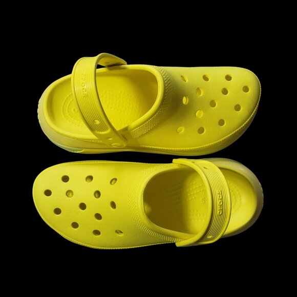 CROCS Women's Yellow Mules & Clogs Eva Ethylene - Picture 5 of 8